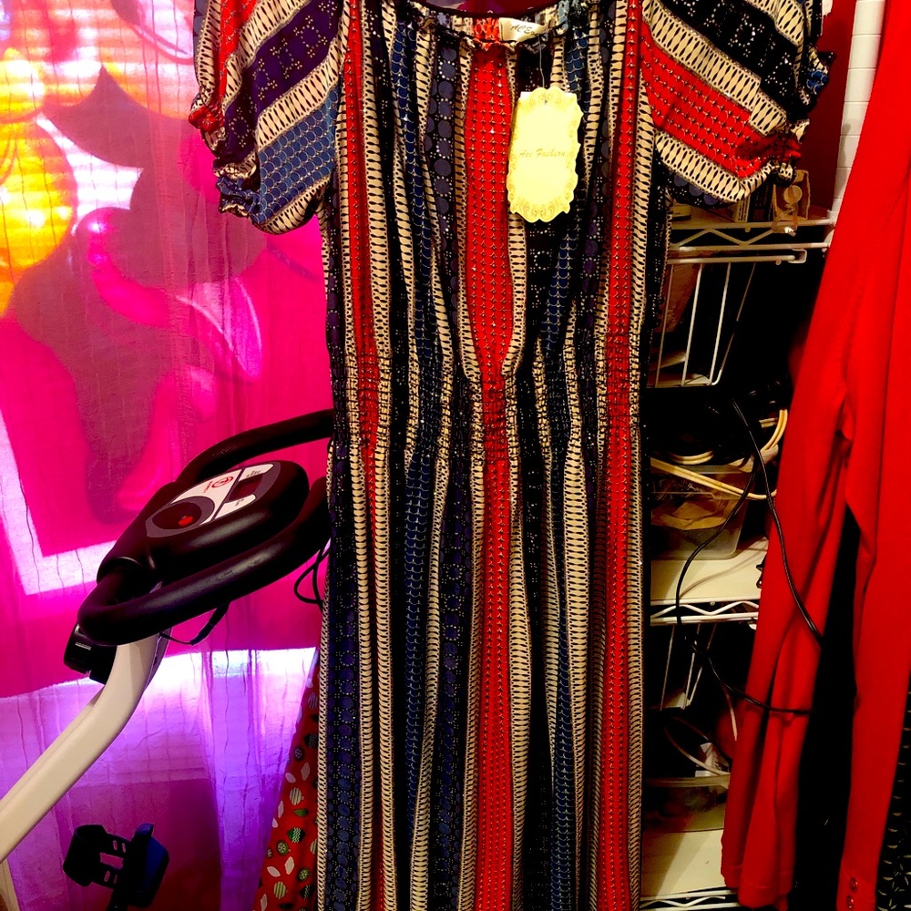 Women’s Tunic/dress by Ace Fashion sz 2X colorfull